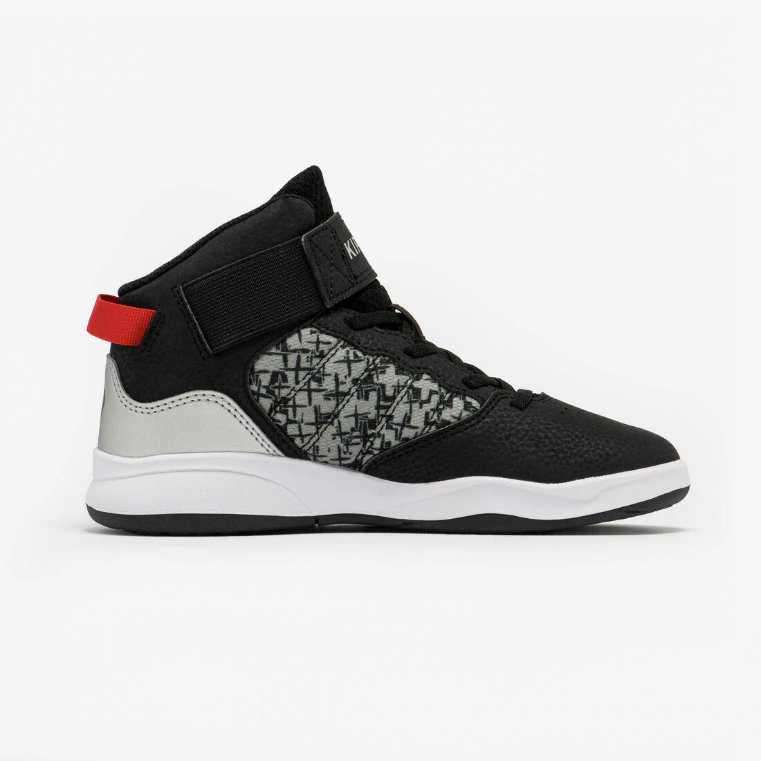 ZAPATILLAS DE BÁSQUETBOL NIÑO PRINCIPIANTE SE100 NEGRO - Image 2
