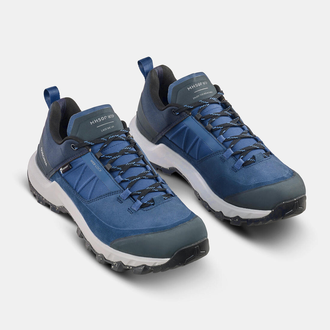 ZAPATILLAS DE SENDERISMO IMPERMEABLES HOMBRE MH500 AZULES - Image 5