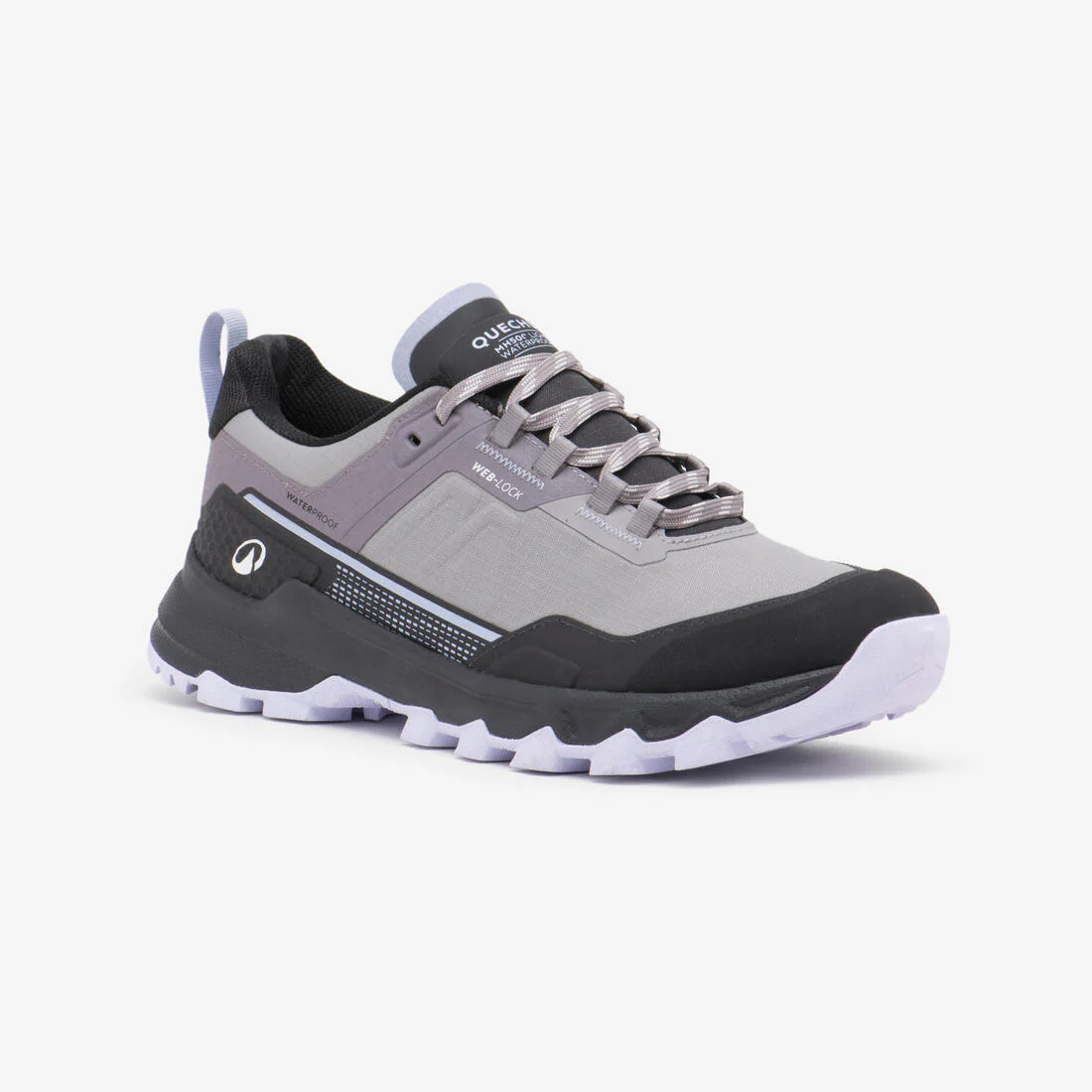ZAPATILLAS DE SENDERISMO IMPERMEABLES MUJER MH500 LIGHT - Image 4