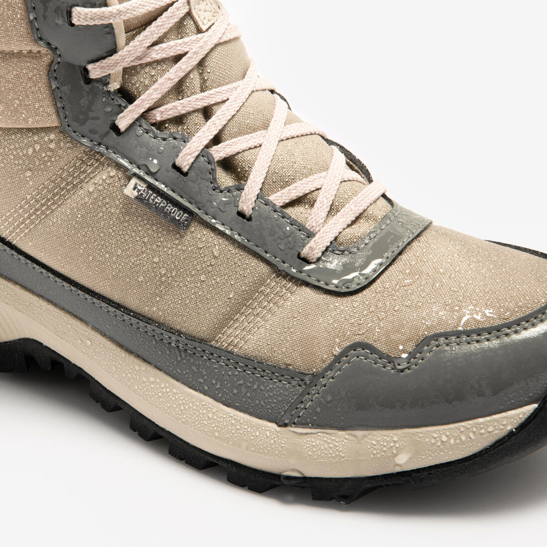 BOTAS  SENDERISMO IMPERMEABLES MUJER NH100 MID WP - Image 10