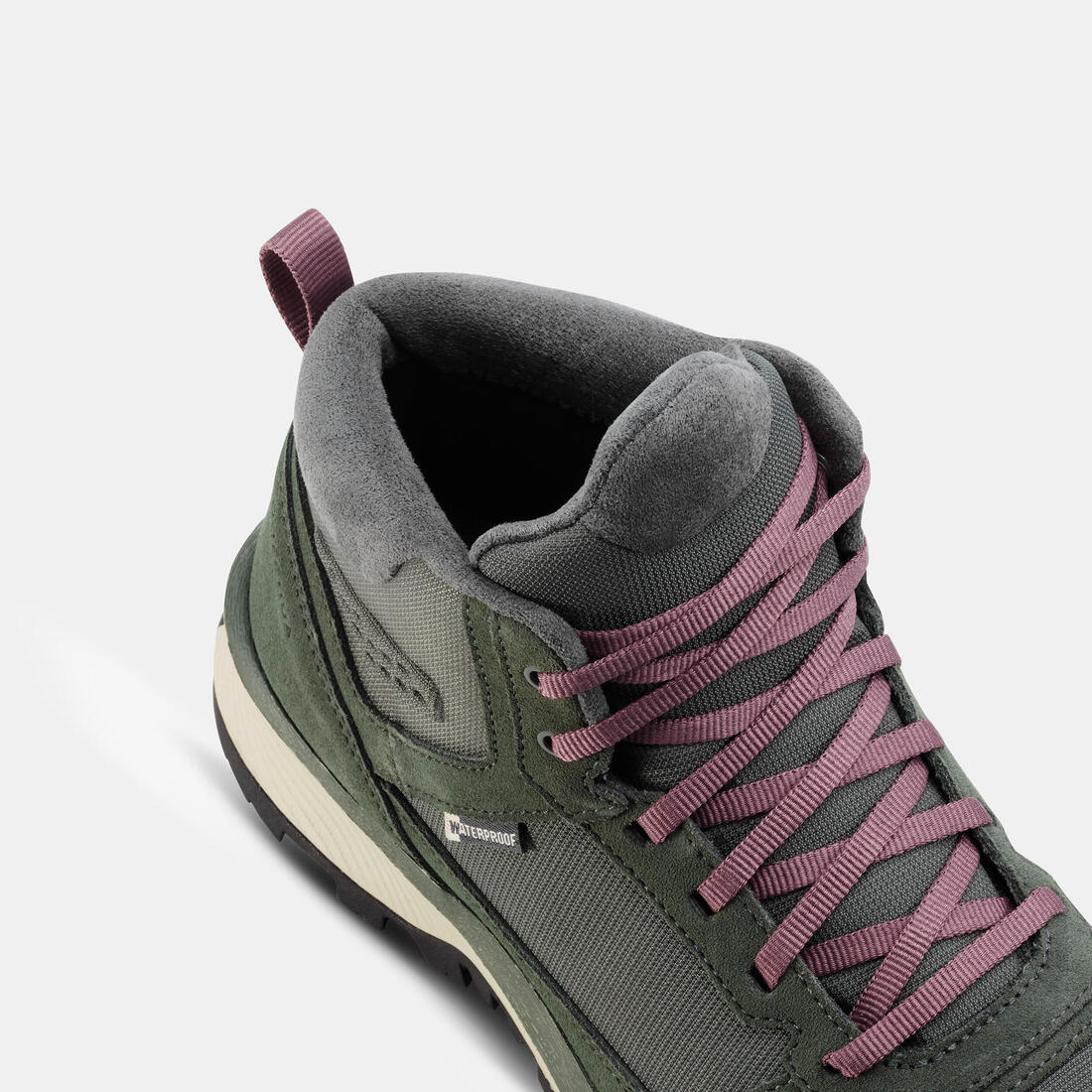 ZAPATILLAS IMPERMEABLES DE SENDERISMO MUJER NH500 MID CUERO - Image 7