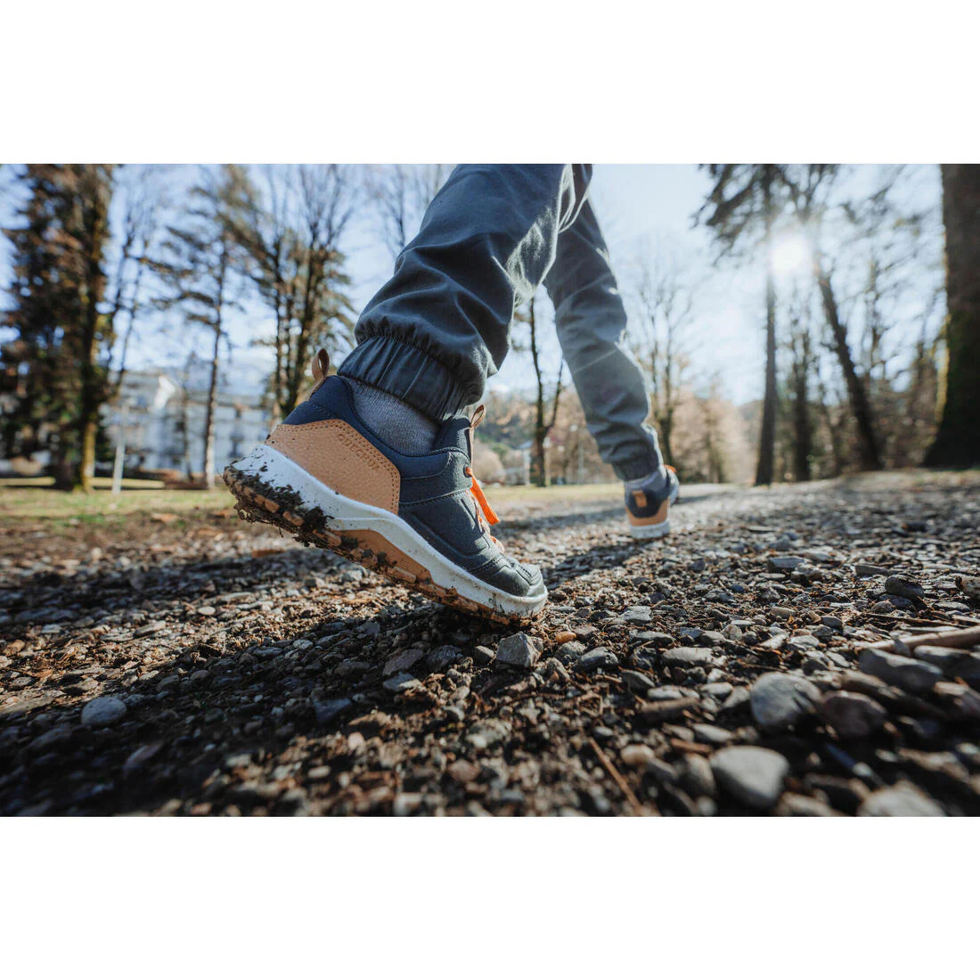 ZAPATILLAS DE SENDERISMO NIÑOS CAÑA BAJA CON CORDONES NH500 LOW AZUL - Image 12