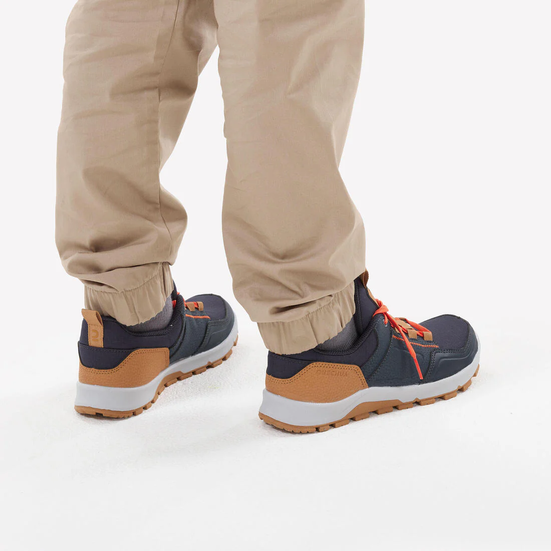 ZAPATILLAS DE SENDERISMO NIÑOS CAÑA BAJA CON CORDONES NH500 LOW AZUL - Image 9