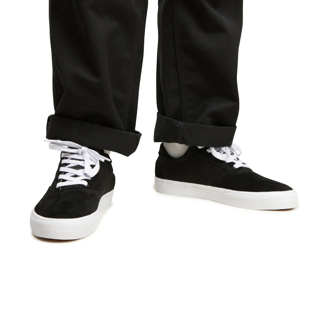 ZAPATILLAS DE SKATE VULCANIZADAS NEGRO/BLANCO VULCA500 - Image 6