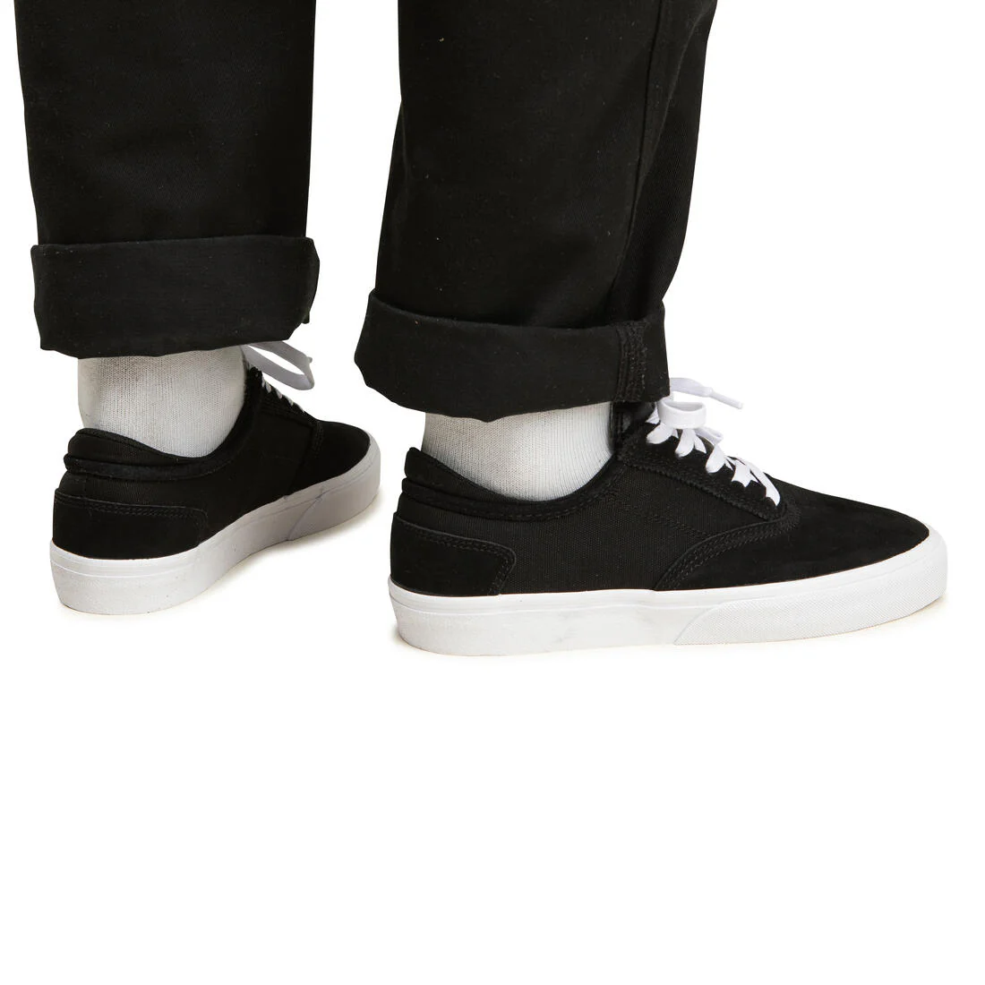 ZAPATILLAS DE SKATE VULCANIZADAS NEGRO/BLANCO VULCA500 - Image 8