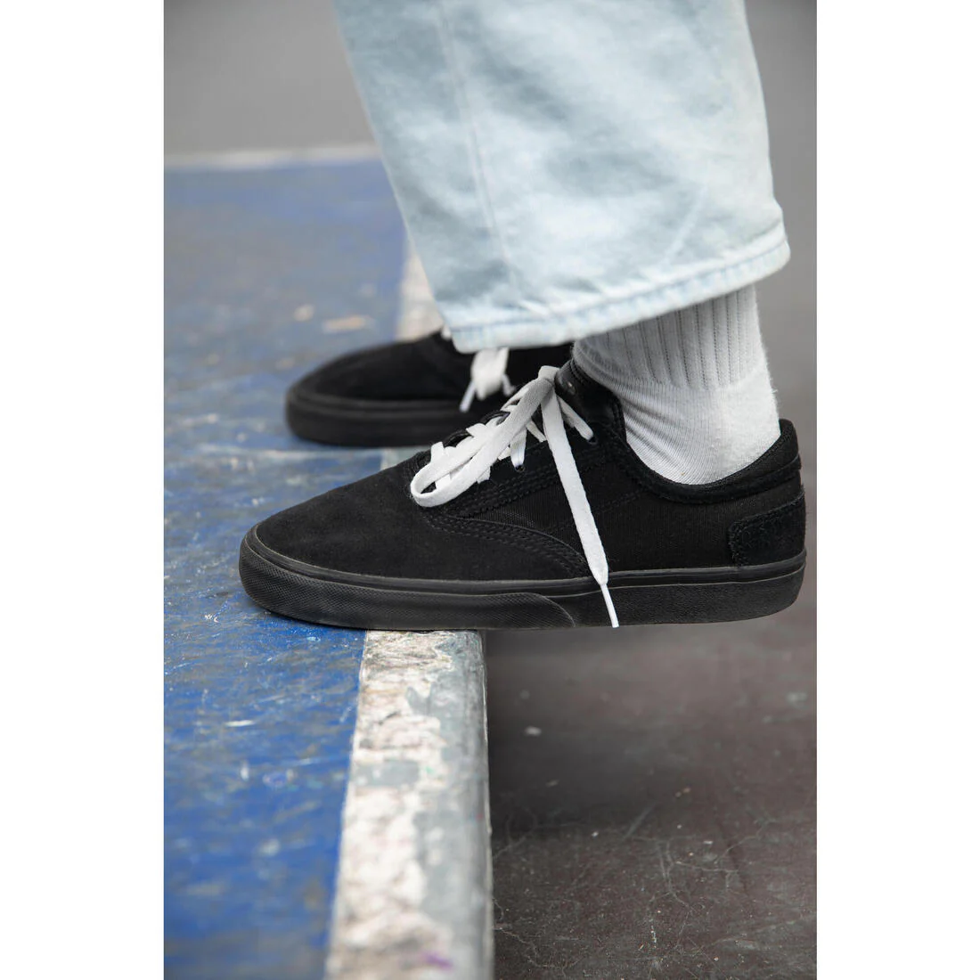 ZAPATILLAS DE SKATE VULCANIZADAS NEGRO/BLANCO VULCA500 - Image 84