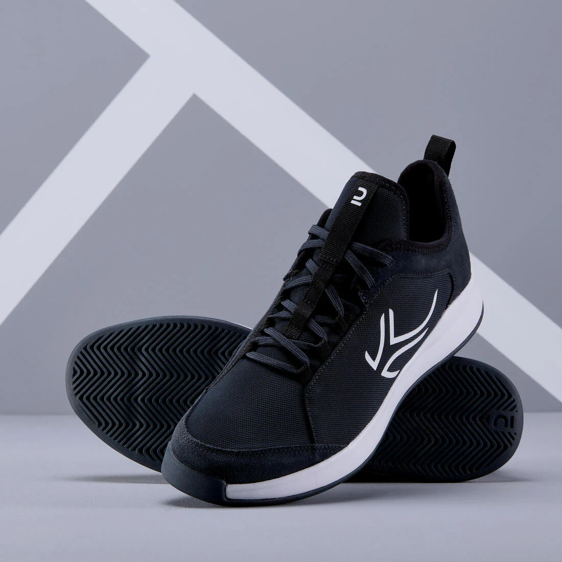 ZAPATILLAS DE TENIS HOMBRE TS130 GRIS OSCURO MULTI COURT - Image 5