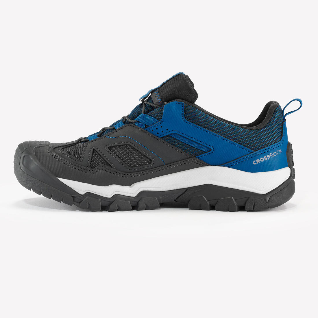 ZAPATILLAS IMPERMEABLES DE SENDERISMO NIÑOS CORDONES CROSSROCK AZUL - Image 5