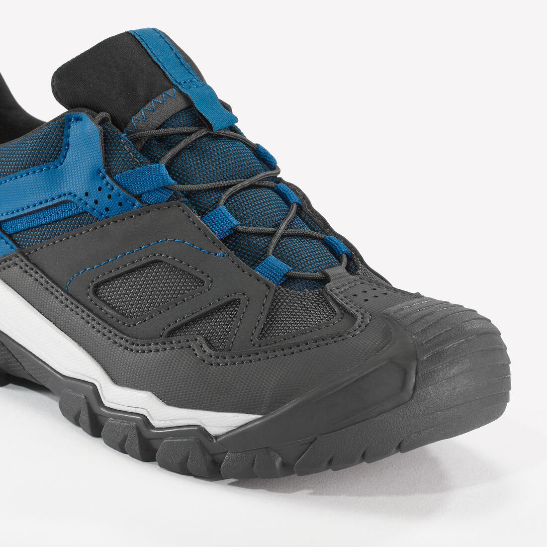 ZAPATILLAS IMPERMEABLES DE SENDERISMO NIÑOS CORDONES CROSSROCK AZUL - Image 8