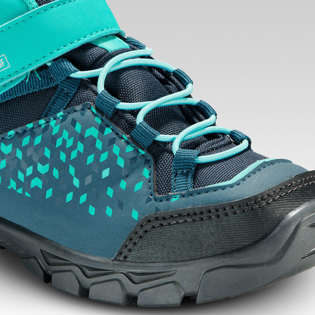 ZAPATILLAS IMPERMEABLES DE SENDERISMO NIÑOS MH120 MID TURQUESA - Image 6