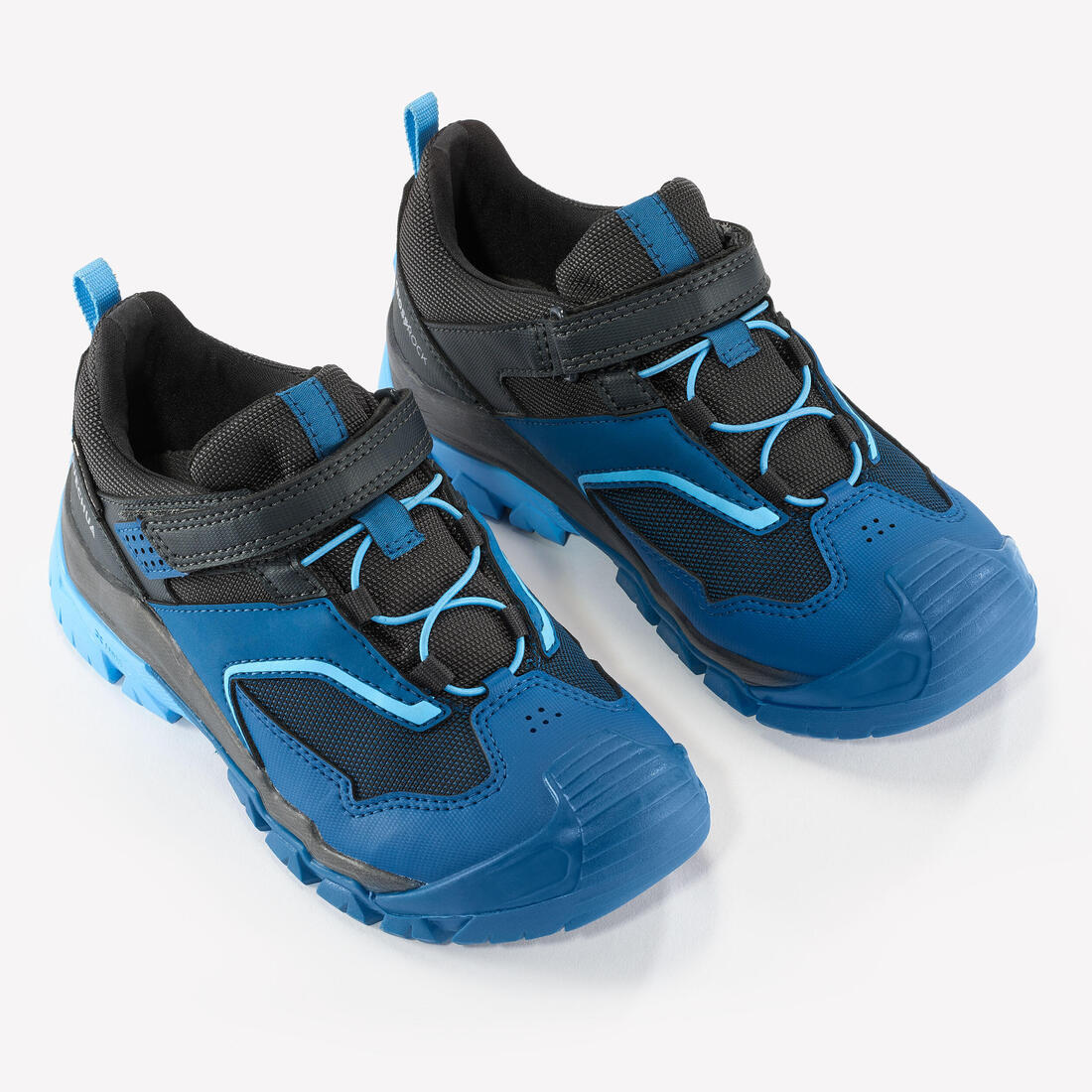 ZAPATILLAS IMPERMEABLES SENDERISMO NIÑOS VELCRO CROSSROCK AZUL - Image 2