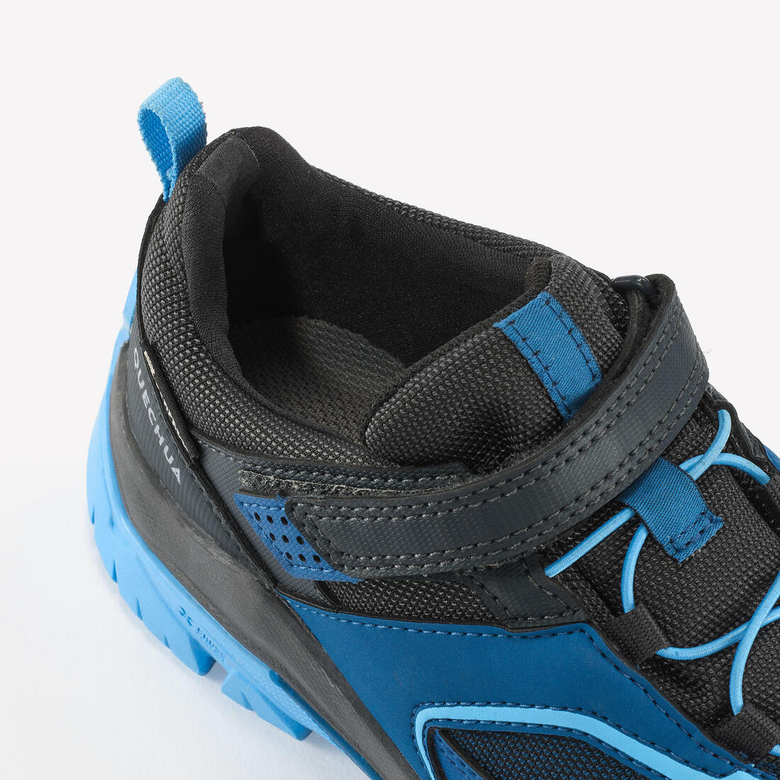 ZAPATILLAS IMPERMEABLES SENDERISMO NIÑOS VELCRO CROSSROCK AZUL - Image 3