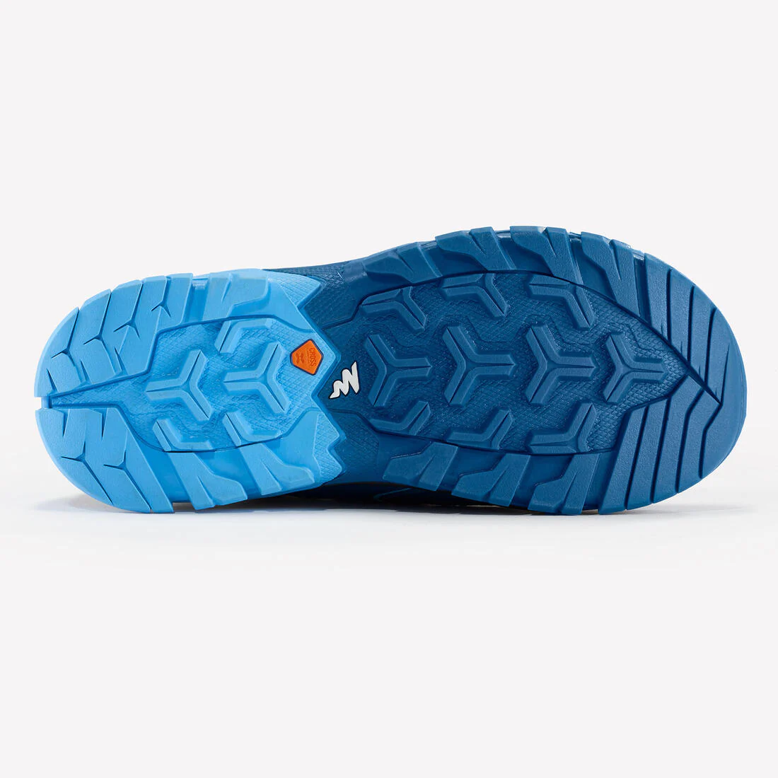 ZAPATILLAS IMPERMEABLES SENDERISMO NIÑOS VELCRO CROSSROCK AZUL - Image 4