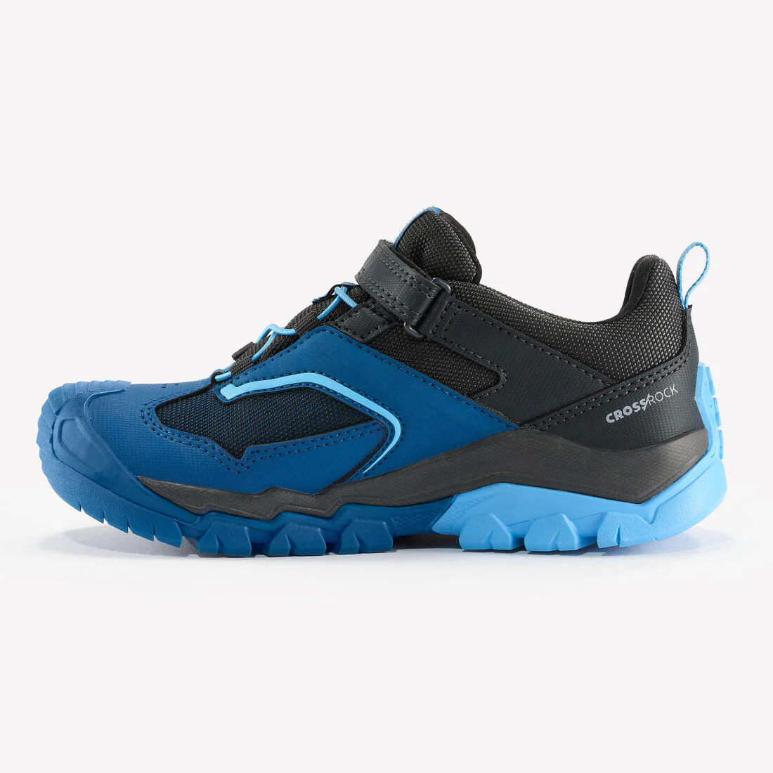 ZAPATILLAS IMPERMEABLES SENDERISMO NIÑOS VELCRO CROSSROCK AZUL - Image 5