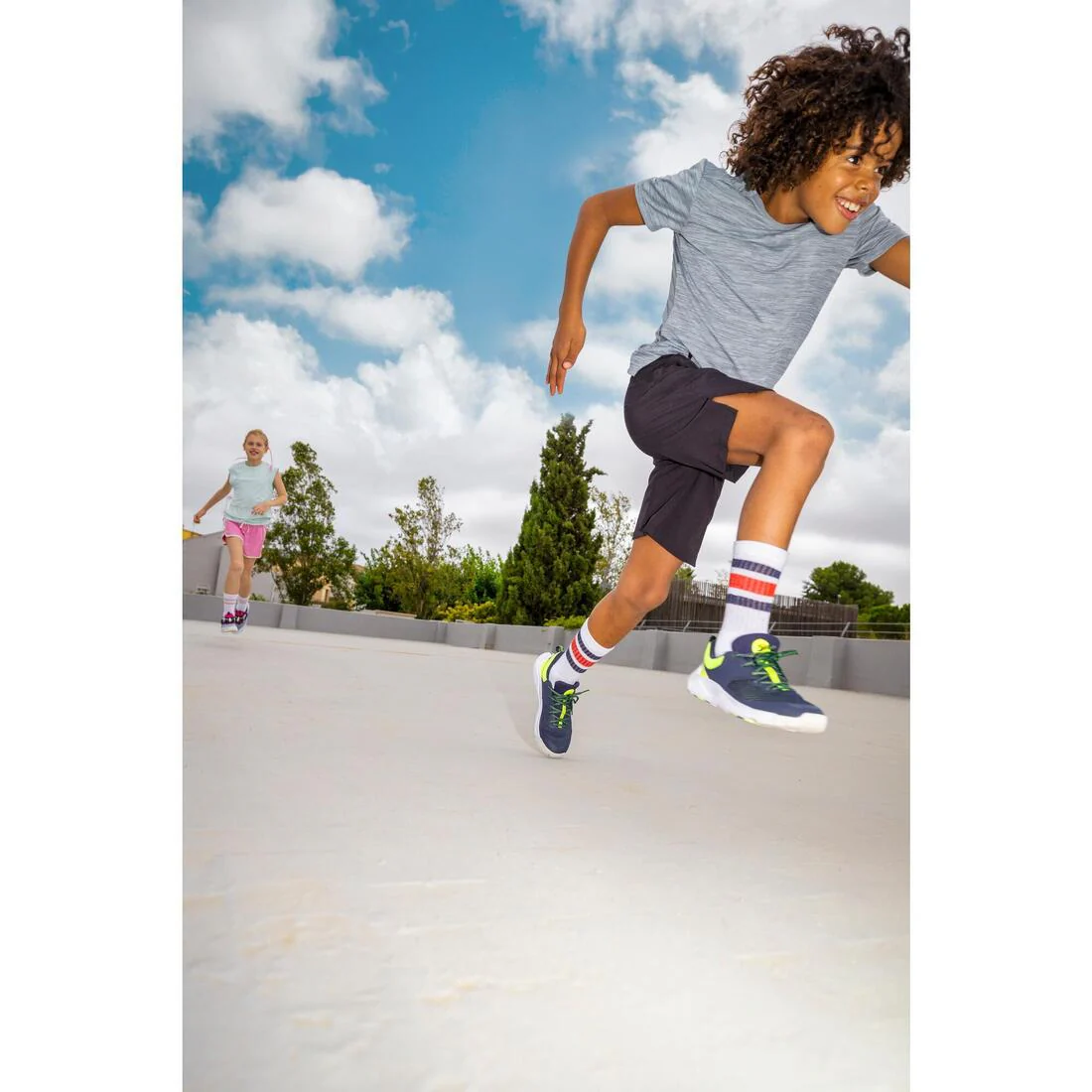 ZAPATILLAS MÚLTIPLES DEPORTES PLAYFUL FAST NIÑOS LIVIANAS CORDONES - Image 7