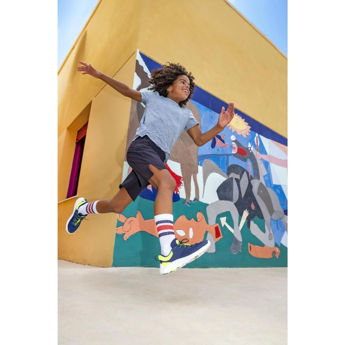 ZAPATILLAS MÚLTIPLES DEPORTES PLAYFUL FAST NIÑOS LIVIANAS CORDONES - Image 8