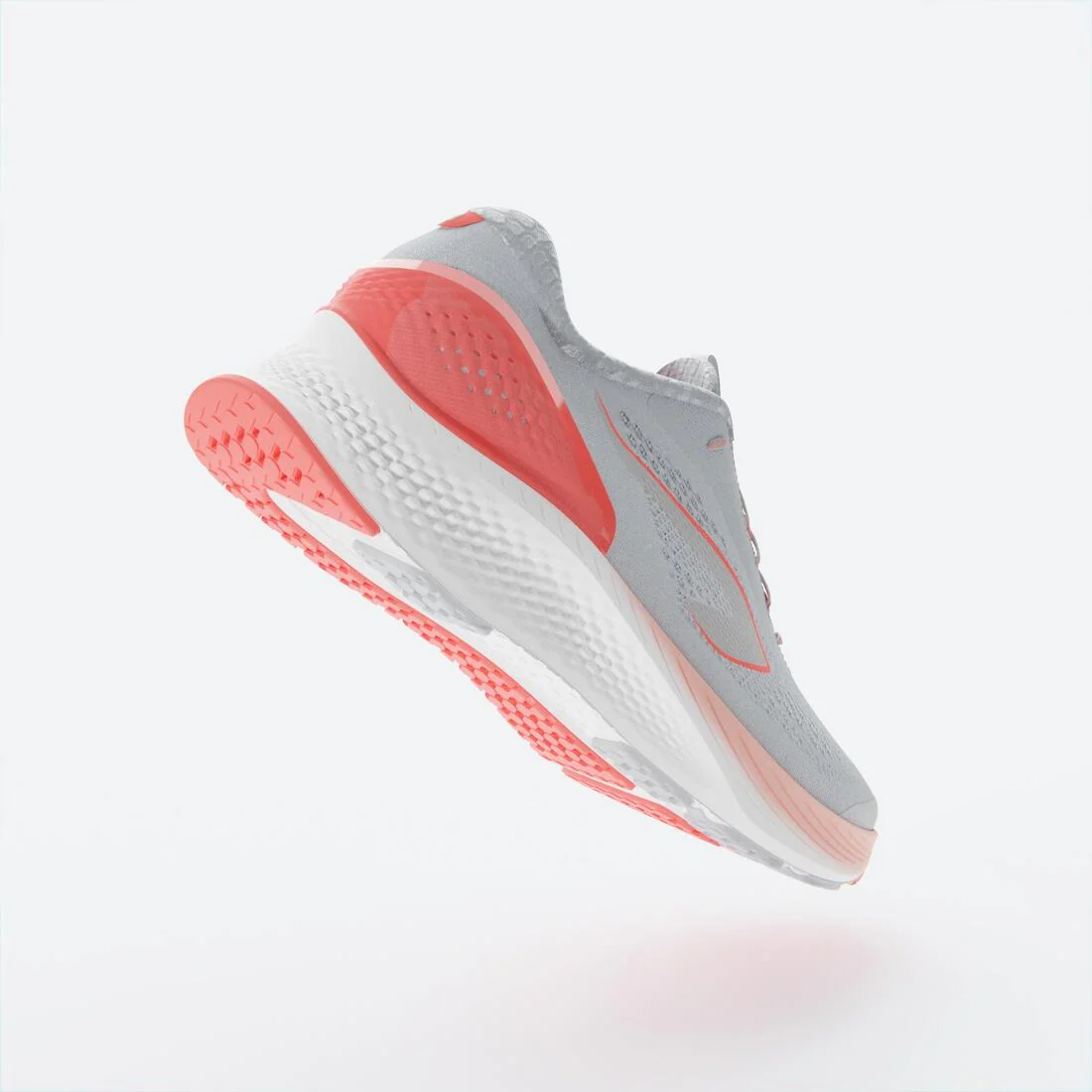 Zapatillas running mujer - KS500 2, blanco / rosado - Image 10