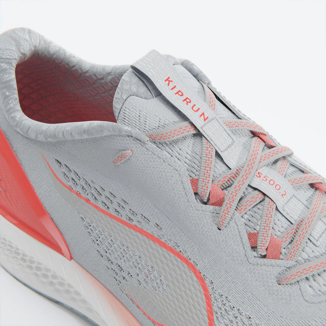Zapatillas running mujer - KS500 2, blanco / rosado - Image 6