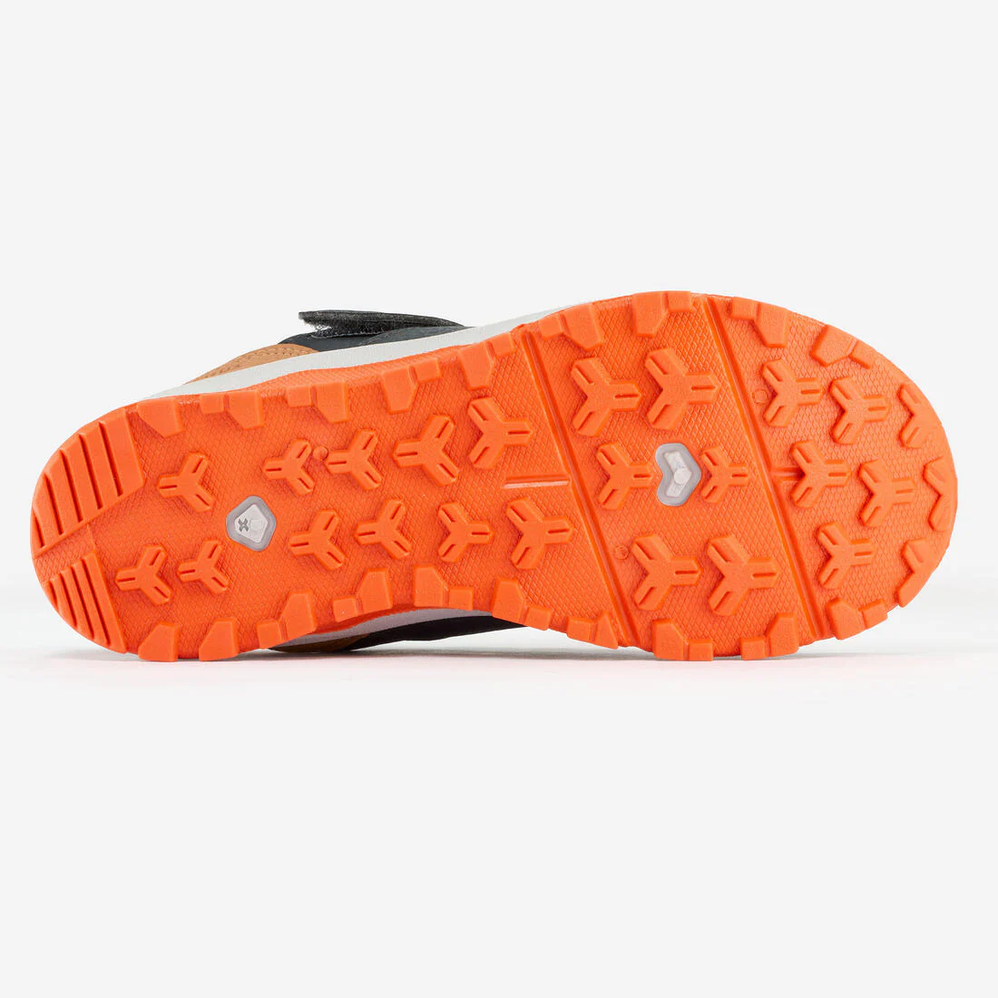 ZAPATILLAS SENDERISMO NIÑOS CORREA DE VELCRO NH500 LOW AZUL/NARANJA - Image 4