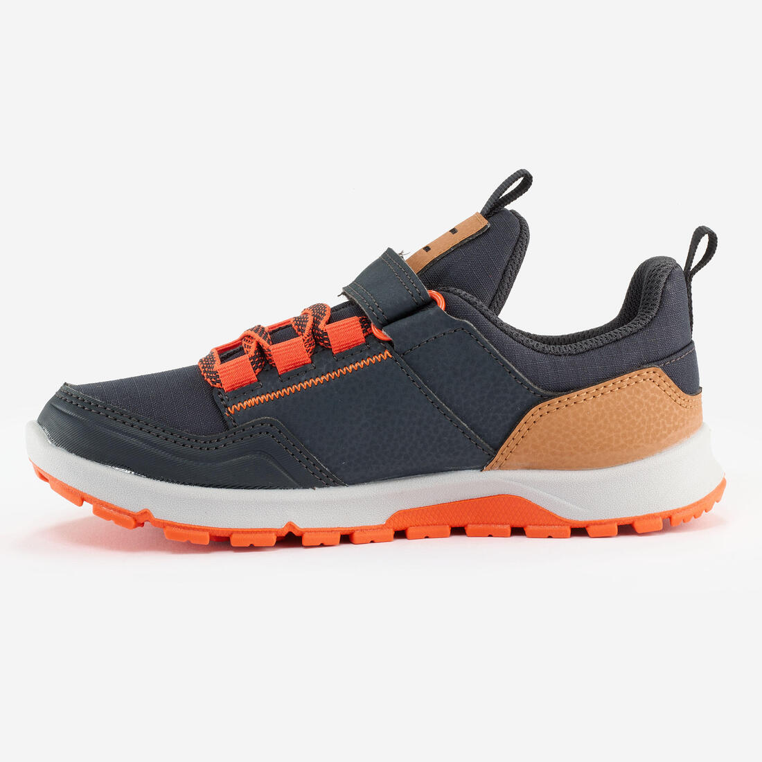 ZAPATILLAS SENDERISMO NIÑOS CORREA DE VELCRO NH500 LOW AZUL/NARANJA - Image 5