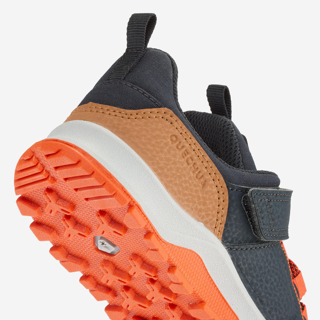 ZAPATILLAS SENDERISMO NIÑOS CORREA DE VELCRO NH500 LOW AZUL/NARANJA - Image 7