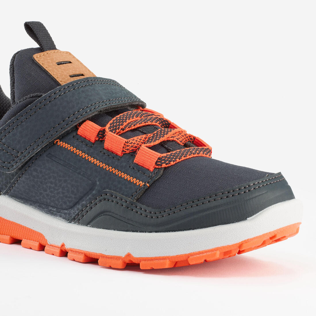 ZAPATILLAS SENDERISMO NIÑOS CORREA DE VELCRO NH500 LOW AZUL/NARANJA - Image 8