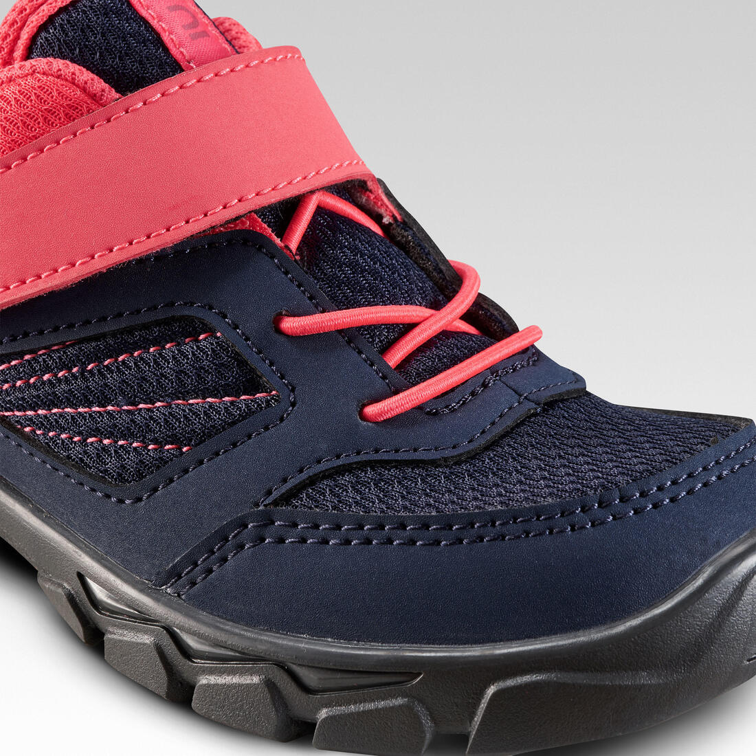 ZAPATILLAS SENDERISMO NIÑOS MH100 AZUL ROSADO - Image 3