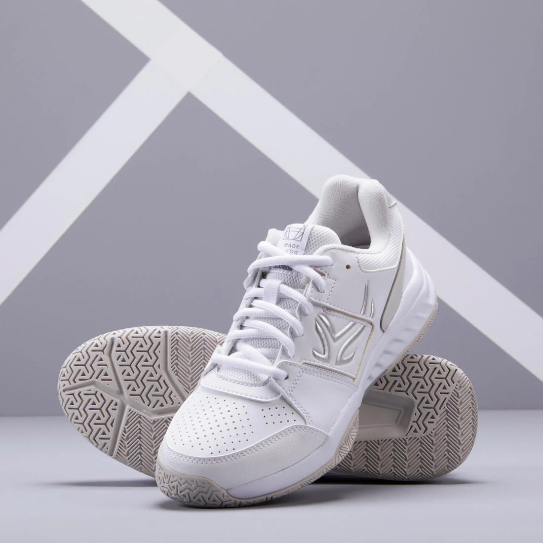 ZAPATILLAS DE TENIS MUJER TS160 BLANCO - Image 4