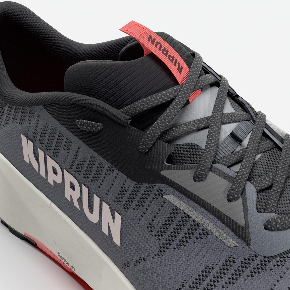 Zapatillas trail running mujer, Kiprun Kipsummit gris y coral - Image 7
