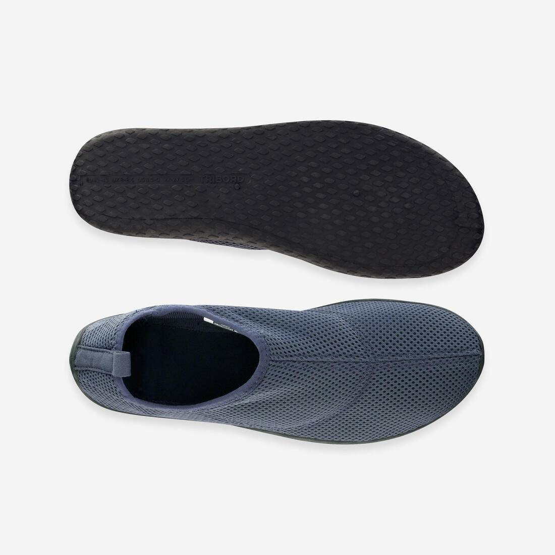 ZAPATOS DE AGUA UNISEX 100 GRIS - ELASTICOS Y SECADO RAPIDO PARA RIOS Y PLAYAS - Image 2