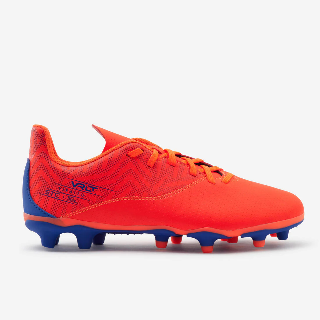 ZAPATOS DE FÚTBOL NIÑO CON CORDONES VIRALTO I FG NARANJA Y - Image 3