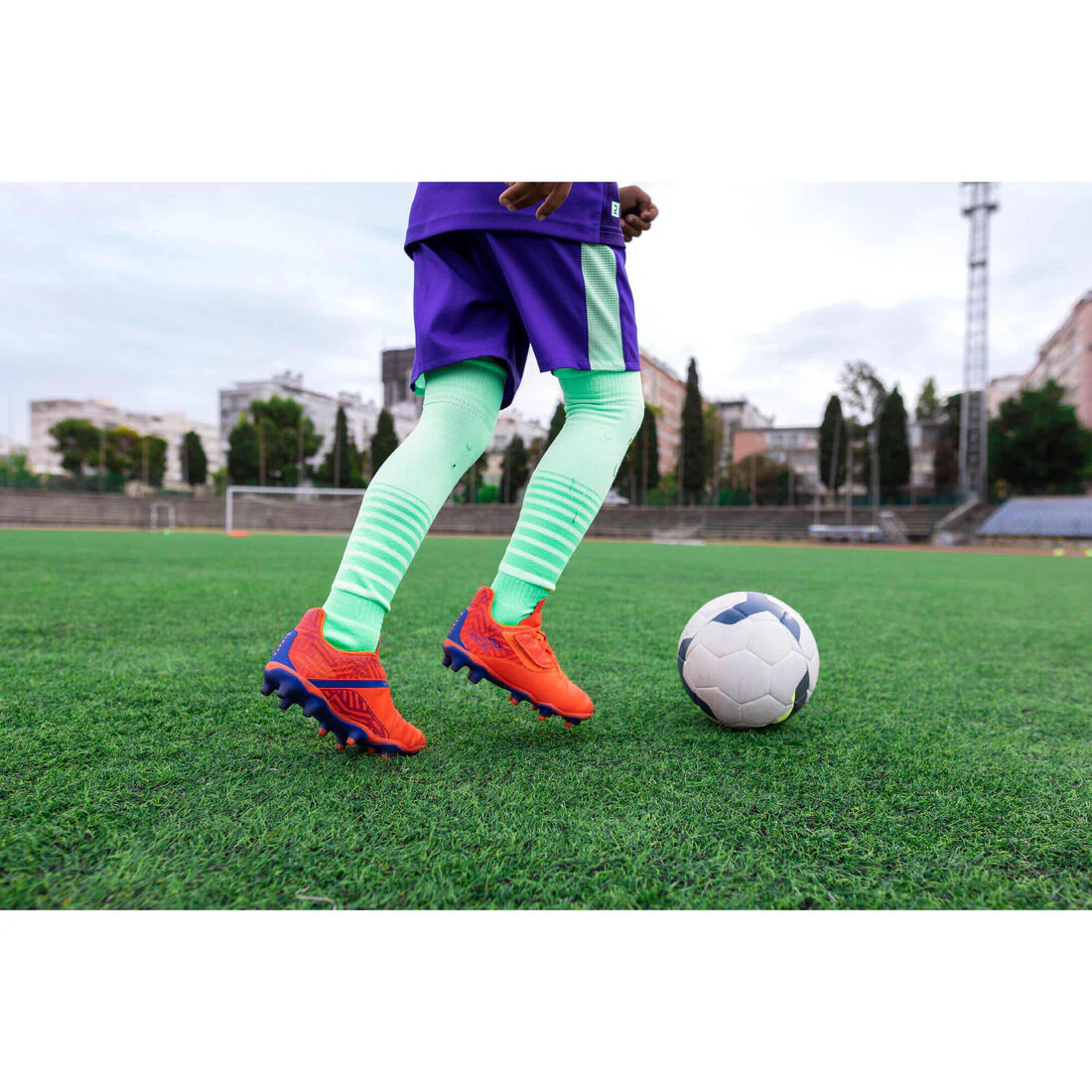 ZAPATOS DE FÚTBOL NIÑO CON CORDONES VIRALTO I FG NARANJA Y - Image 34