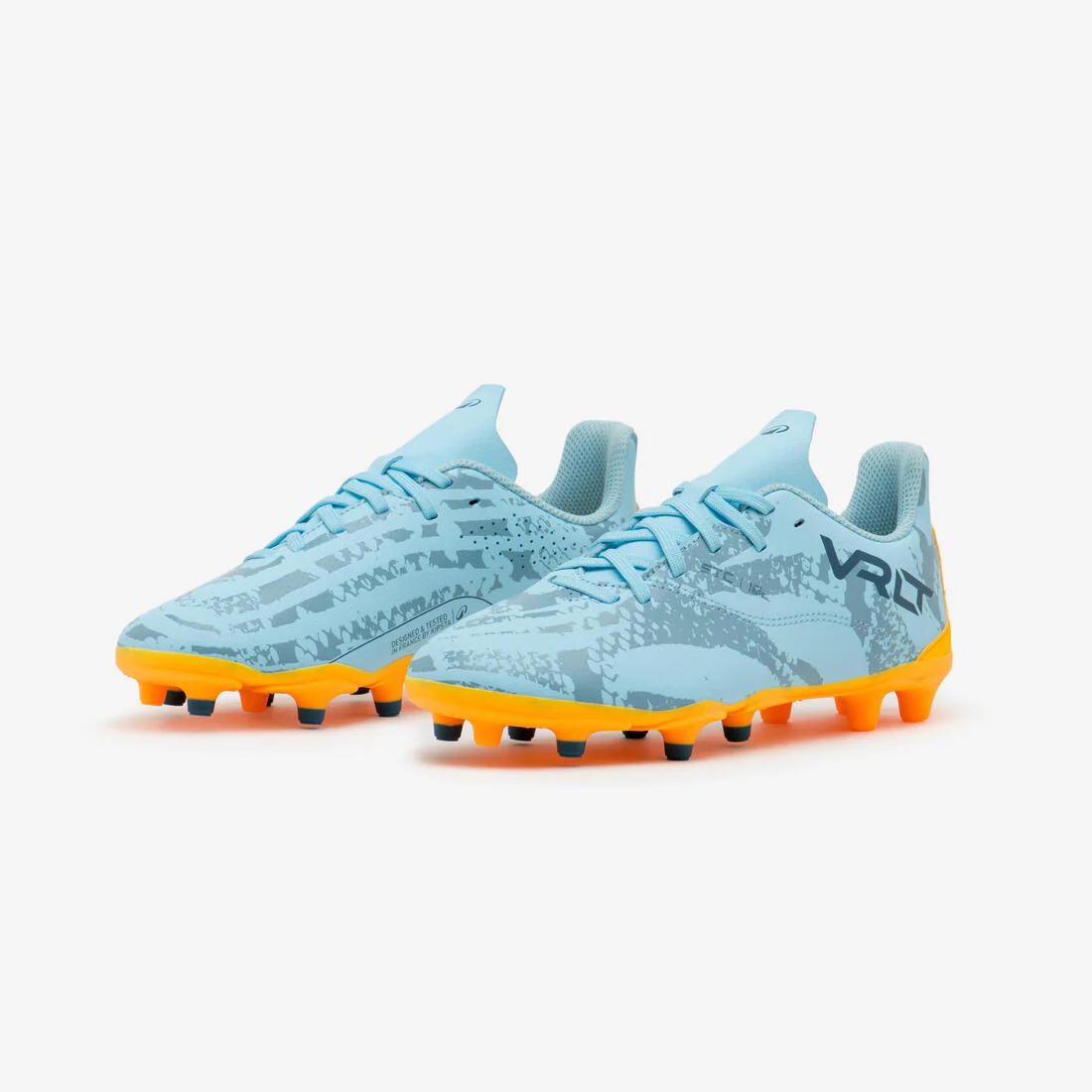 ZAPATOS DE FÚTBOL NIÑO CON CORDONES VIRALTO I FG NARANJA Y - Image 8