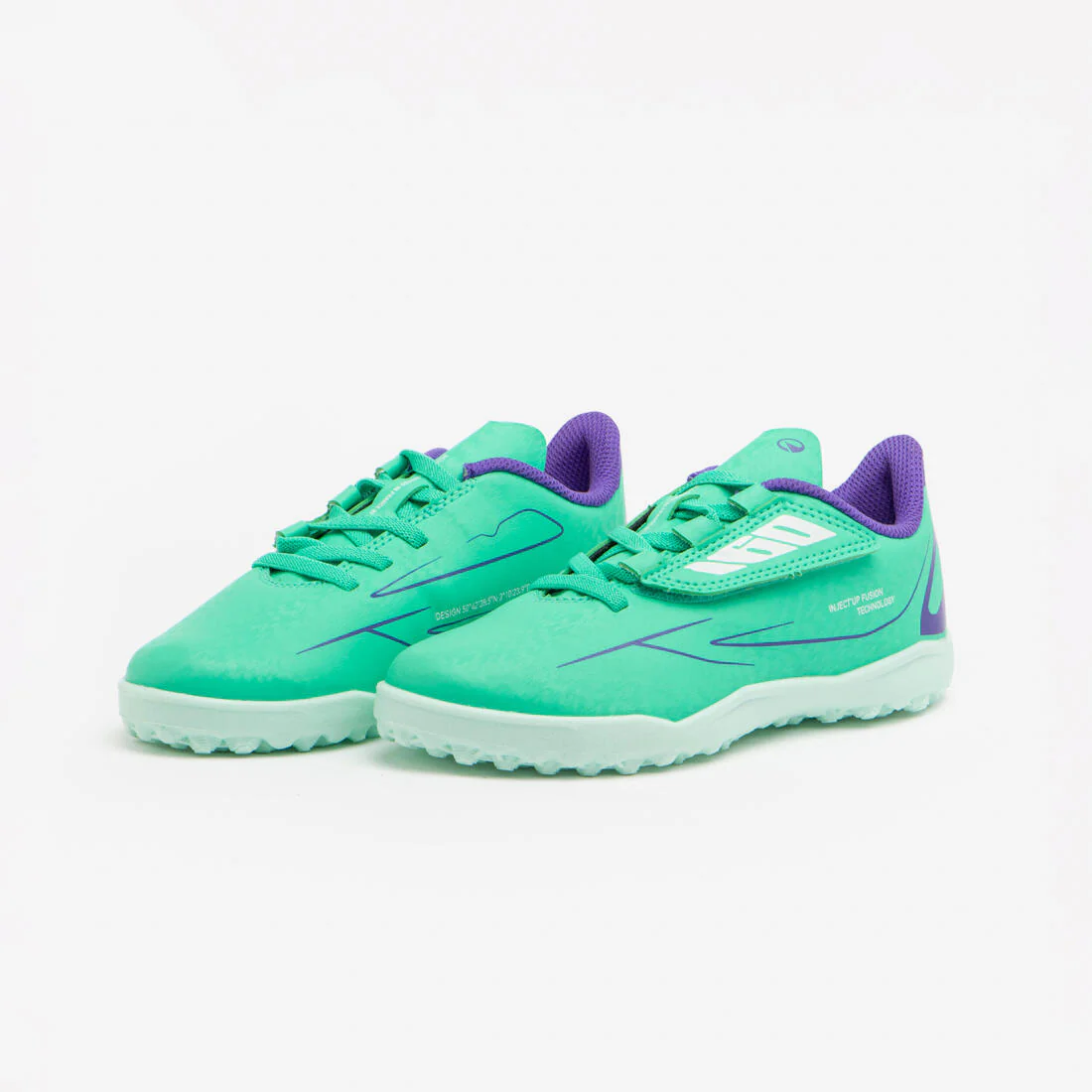 ZAPATOS DE FÚTBOL NIÑO CON TIRA ADHERENTE 160 EASY TURF - Image 6