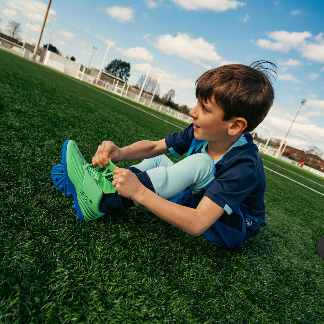 ZAPATOS DE FÚTBOL NIÑO VELCRO 160 EASY MG - Image 10