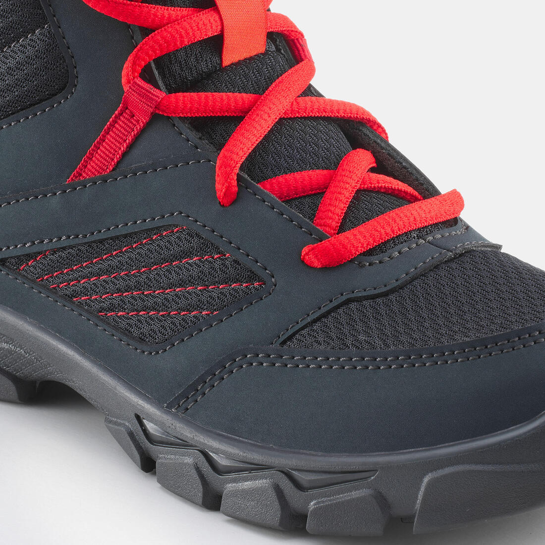 BOTAS DE MONTAÑA Y TREKKING NIÑOS MH100 MID NEGRO - Image 3